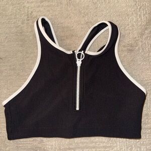 Athleta Black and White Sports Bra